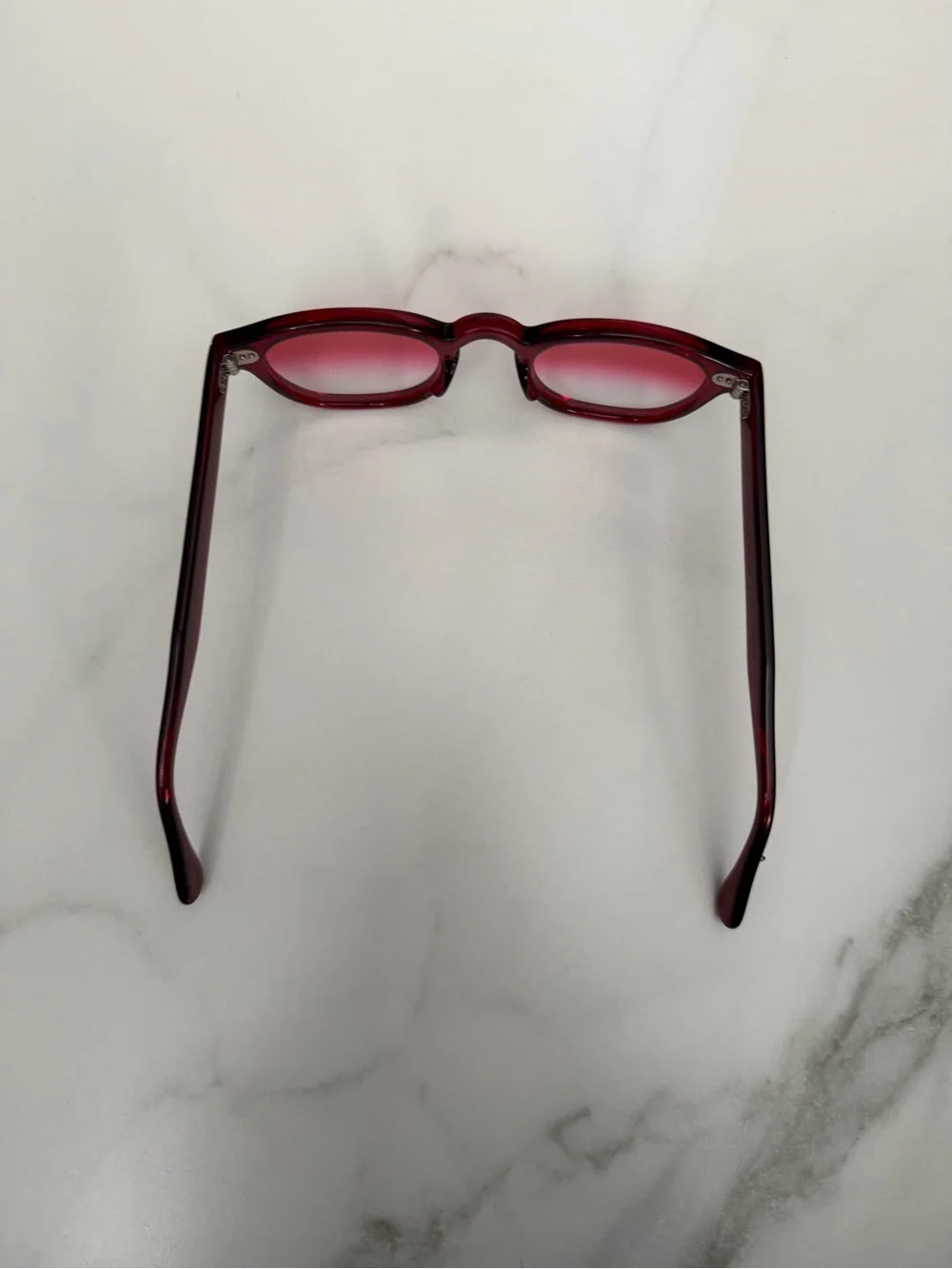 MOSCOT LEMTOSH 46 Ruby SE Special Edition Red Gradient Sunglasses 46-24-145